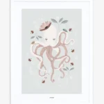 OZEAN Wandposter Octopus 30 x 40 cm