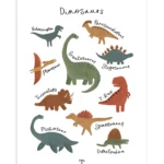 DINOS Wandposter 30x40 cm 3-Set "Nimm 3 zahl 2"