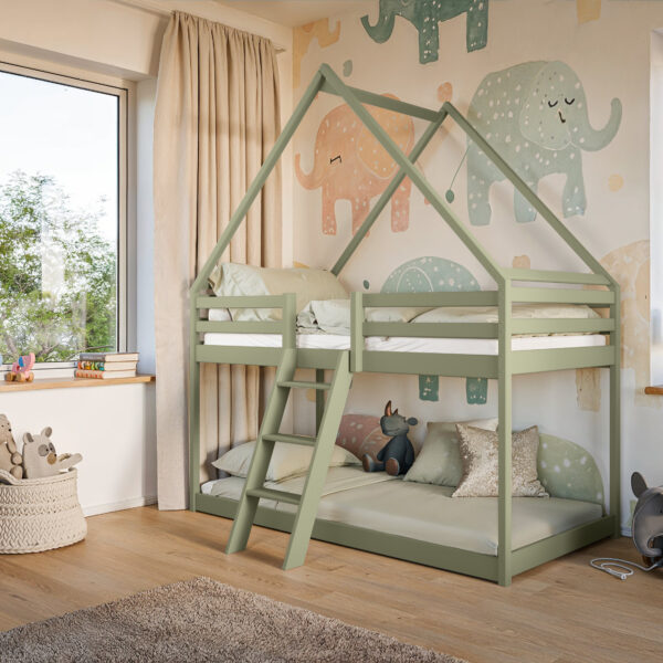 SWEET Kinderbett Etagenbett Hausbett in mehreren Größen und Farben