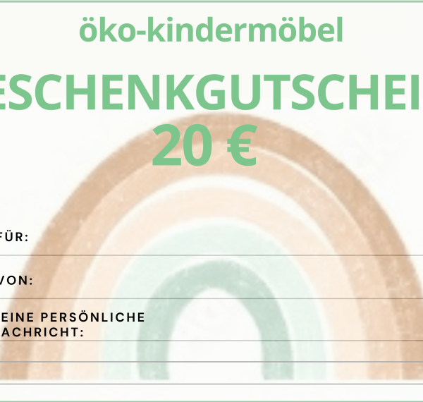 Geschenkgutschein 20 Euro