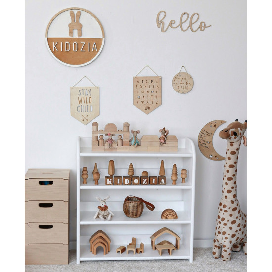 Kidozia MAXI FROG Montessori Kinderregal für Spielzeuge