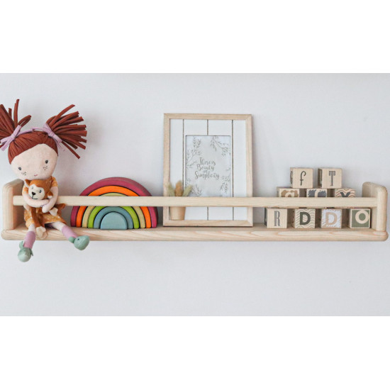 Kidozia Montessori Wandregal Minimal in verschiedenen Größen und Farben