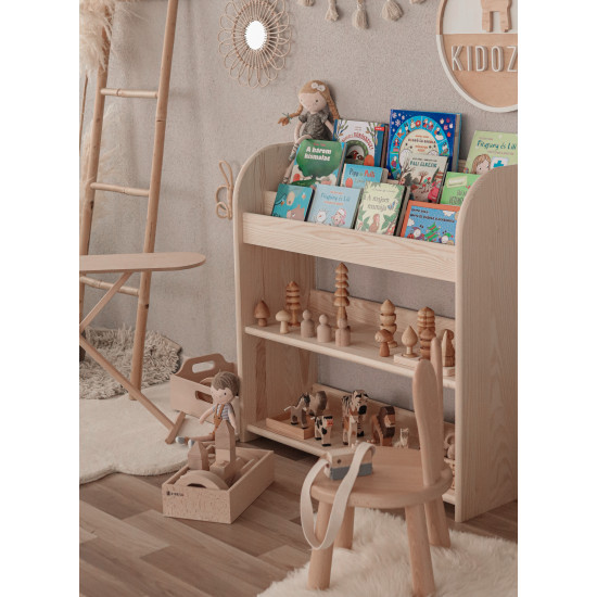 Kidozia FOX Montessori Kinderregal für Spielzeuge