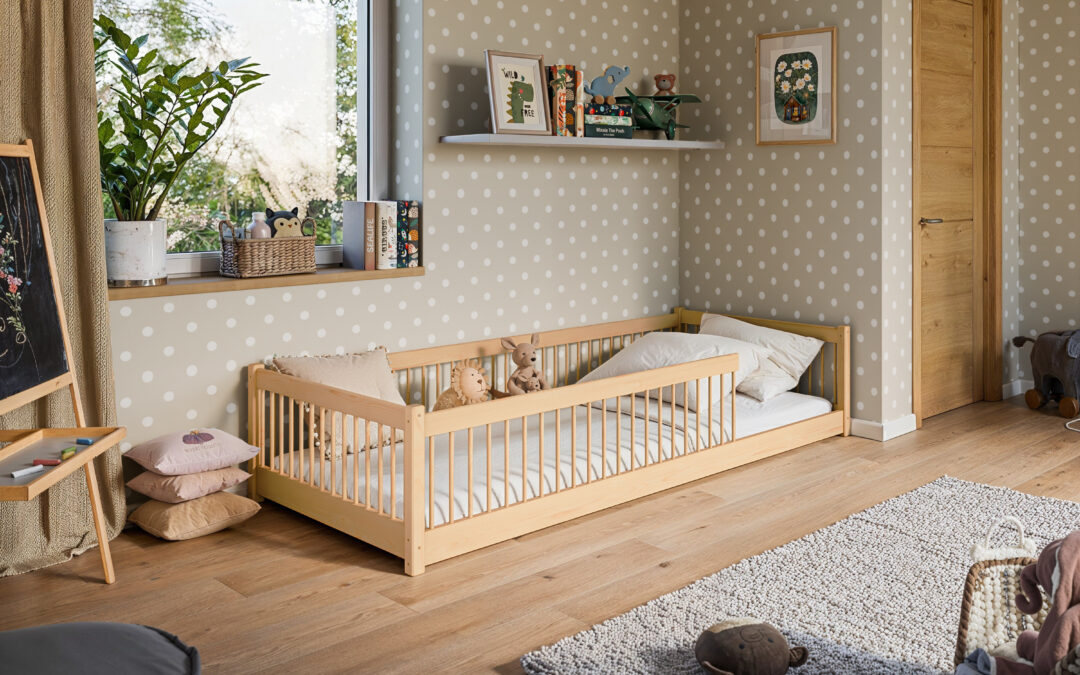 Welches Kinderbett passt zu uns? – Bodenbett, Hausbett, Hochbett oder Bett mit Stauraum?
