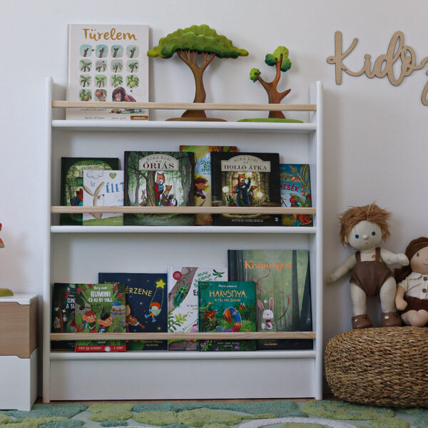 Kidozia Montessori Bücherregal Medium 120 x 92 x 12 cm