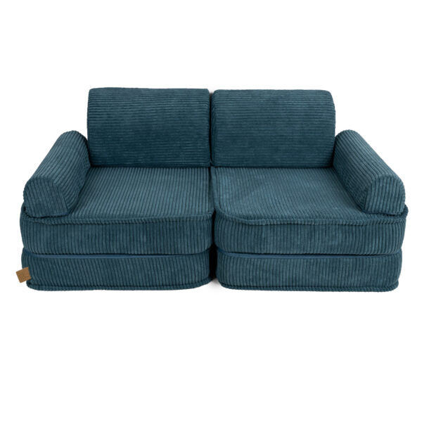 Modulares Spielsofa 120 cm 4 Elemente Breitcord in vielen Farben