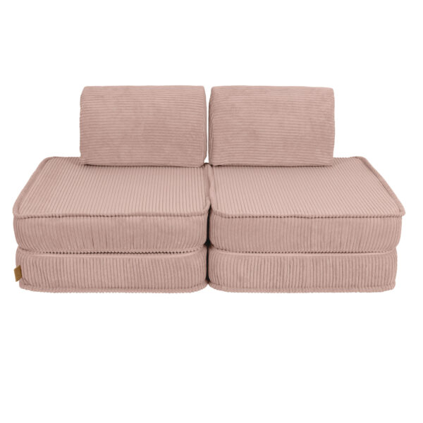 Modulares Spielsofa 120 cm 4 Elemente Breitcord in vielen Farben